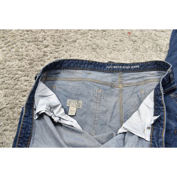 Duluth Trading Co. Men's Blue Jeans 44x34 Cotton Straight Flex Weekender - Picture 8 of 8